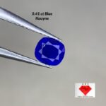 Most Rare Certifited 0.41 ct Blue Hauyne from Badakhshan, Afghanistan