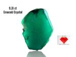 9.31ct Swat Emerald Crystal: Raw Green Gemstone