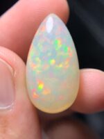 16.15 Carat Natural Ethiopian White Opal–A Masterpiece of Fire & Brilliance - Image 10