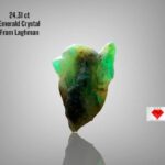 24.31ct Laghman Emerald Crystal: A Majestic Statement of Natural Elegance