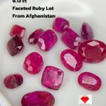 Afghan Ruby Treasures: 8.13ct Faceted Lot (6.56 x 5.13 x 3.75mm Avg)