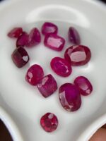 Afghan Ruby Treasures: 8.13ct Faceted Lot (6.56 x 5.13 x 3.75mm Avg) - Image 2