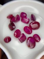 Afghan Ruby Treasures: 8.13ct Faceted Lot (6.56 x 5.13 x 3.75mm Avg) - Image 3