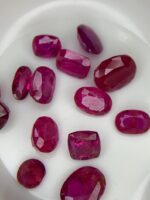Afghan Ruby Treasures: 8.13ct Faceted Lot (6.56 x 5.13 x 3.75mm Avg) - Image 5
