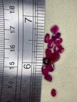 Afghan Ruby Treasures: 8.13ct Faceted Lot (6.56 x 5.13 x 3.75mm Avg) - Image 8