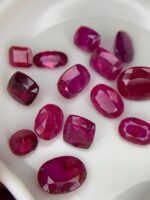 Afghan Ruby Treasures: 8.13ct Faceted Lot (6.56 x 5.13 x 3.75mm Avg) - Image 10