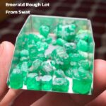 82.20 ct Emerald Rough Lot – Swat Valley, Pakistan