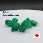 Power and Presence: 9.41ct Swat Emerald Crystal Lot