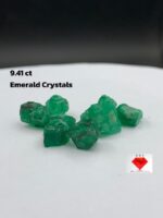 Power and Presence: 9.41ct Swat Emerald Crystal Lot
