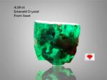 4.39ct Swat Emerald Crystal – Natural Grandeur in Deep Green