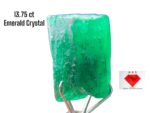 13.75ct Emerald Crystal from Swat: A Compact Jewel with Striking Clarity