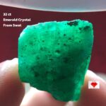 The Untouched Elegance of a 32ct Swat Emerald Crystal