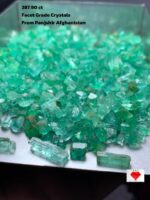 287.90ct Facet-Grade Emerald Crystals from Panjshir – Exceptional Size & Quality