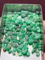 55.27ct Swat Emerald Rough Lot – Compact, Natural Crystals with Deep Color - Image 7