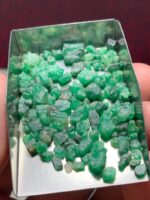 55.27ct Swat Emerald Rough Lot – Compact, Natural Crystals with Deep Color - Image 9