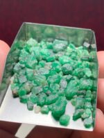 55.27ct Swat Emerald Rough Lot – Compact, Natural Crystals with Deep Color - Image 10