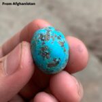 A 35.84-Carat Afghan Turquoise Cabochon — Large, Bold, and Strikingly Blue