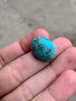 A 35.84-Carat Afghan Turquoise Cabochon — Large, Bold, and Strikingly Blue - Image 4