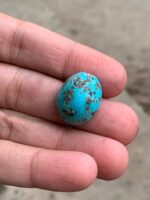 A 35.84-Carat Afghan Turquoise Cabochon — Large, Bold, and Strikingly Blue - Image 5