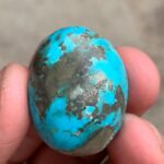 A 61.11-Carat Afghan Turquoise Oval — Bold, Vibrant, and Collector-Worthy