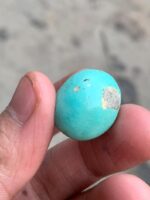 Afghan Turquoise Cabochon Gemstone: 36.89 ct, Sky Blue Soul - Image 2