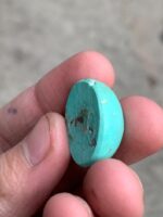 Afghan Turquoise Cabochon Gemstone: 36.89 ct, Sky Blue Soul - Image 11