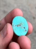 Afghan Turquoise Cabochon Gemstone: 36.89 ct, Sky Blue Soul - Image 12