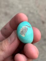Afghan Turquoise Cabochon Gemstone: 36.89 ct, Sky Blue Soul - Image 13