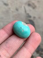 Afghan Turquoise Cabochon Gemstone: 36.89 ct, Sky Blue Soul - Image 3