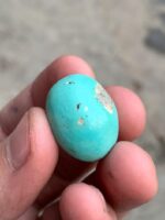 Afghan Turquoise Cabochon Gemstone: 36.89 ct, Sky Blue Soul - Image 7