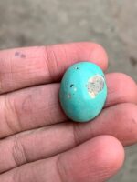Afghan Turquoise Cabochon Gemstone: 36.89 ct, Sky Blue Soul - Image 10