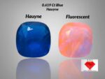 Exquisite 0.619 Carat Hauyne Gemstone from Afghanistan
