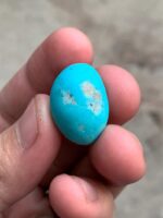 28.79 ct Afghan Turquoise Cabochon: Collectible Gemstone - Image 11
