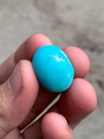 28.79 ct Afghan Turquoise Cabochon: Collectible Gemstone - Image 3