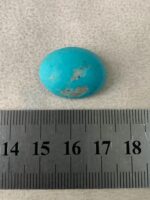28.79 ct Afghan Turquoise Cabochon: Collectible Gemstone - Image 8