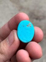28.79 ct Afghan Turquoise Cabochon: Collectible Gemstone - Image 9
