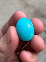 28.79 ct Afghan Turquoise Cabochon: Collectible Gemstone - Image 10