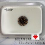 AIG Certified 0.71 carat Coloured Diamond - Image 2