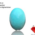 A Majestic 24.35 ct Afghan Turquoise – 23.80 × 16.80 × 11.47 mm