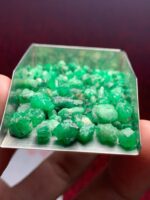 77.75ct Swat Emerald Rough Lot: Natural Green Gemstone Crystals - Image 2
