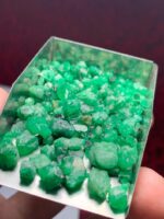77.75ct Swat Emerald Rough Lot: Natural Green Gemstone Crystals - Image 6