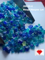 206.53ct Hauyne Rough Lot – Rare Deep Blue Gemstone Parcel (Avg. 13x7x7mm)