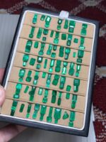 94.05 Carat Natural Emerald Faceted Lot from Swat – Stunning  Gems - Image 2