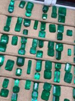 94.05 Carat Natural Emerald Faceted Lot from Swat – Stunning  Gems - Image 3