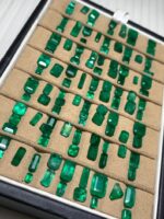 94.05 Carat Natural Emerald Faceted Lot from Swat – Stunning  Gems - Image 9