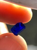 Rare 0.60 Carat Blue Hauyne – Afghan Origin, Exceptional Fluorescence - Image 9