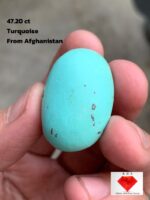 A 47.20-Carat Afghan Turquoise Cabochon — Large, Vivid, and Collector-Worthy - Image 13