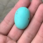 A 47.20-Carat Afghan Turquoise Cabochon — Large, Vivid, and Collector-Worthy