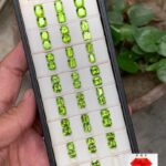 69 Carat Peridot Gemstone Pairs: Emerald & Cushion Cut, Pakistan