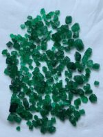 67.95ct Swat Emerald Rough Lot (6x5x5mm): A Rare Natural Gemstone Treasure - Image 10